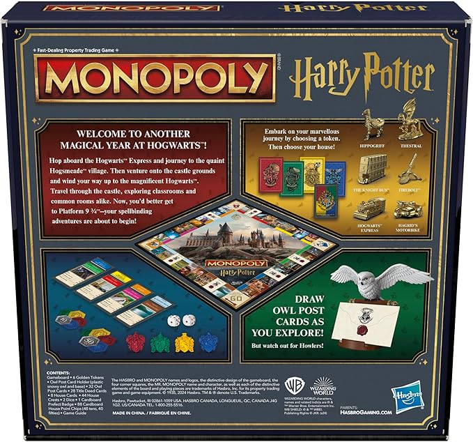 Buy Monopoly harry potter edition board game | Yallatoys.com