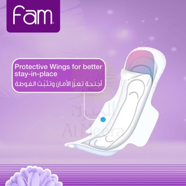 Fam Maxi Wings Super Eco Pack 30 Pads Fam Yallatoys