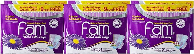 Fam Maxi super 41+9 Pad Free Fam Yallatoys