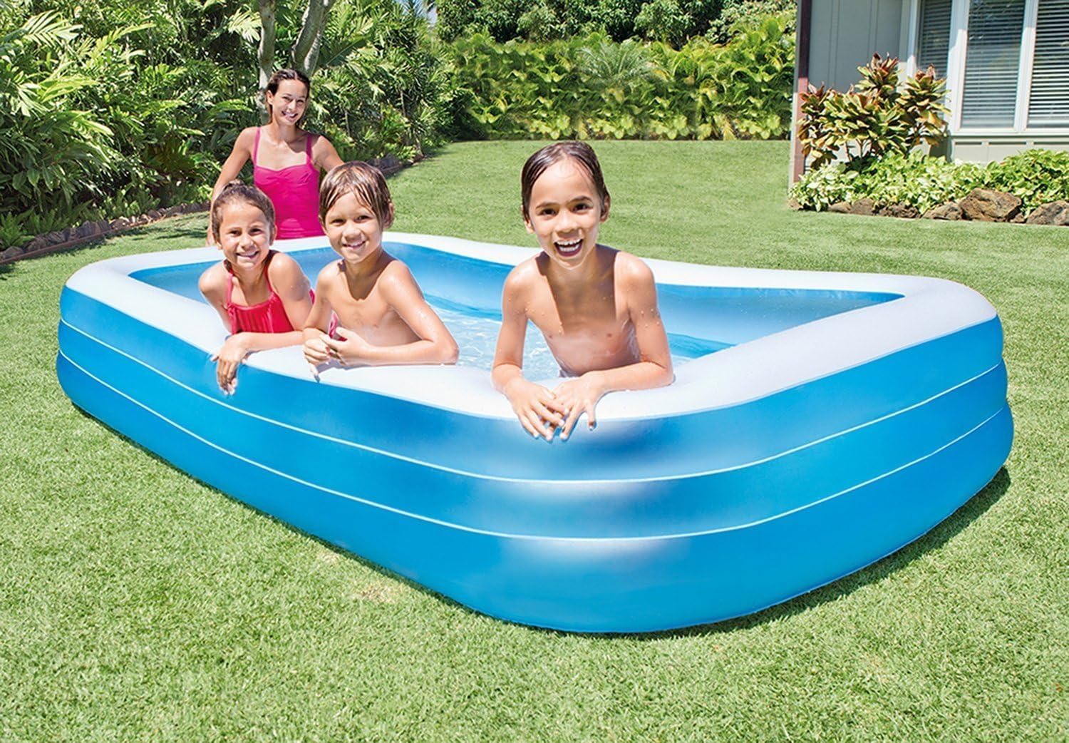 family inflatable swimming pool