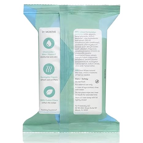Frida Baby Breathe Vapor Wipes For Nose Or Chest Frida Baby Yallatoys