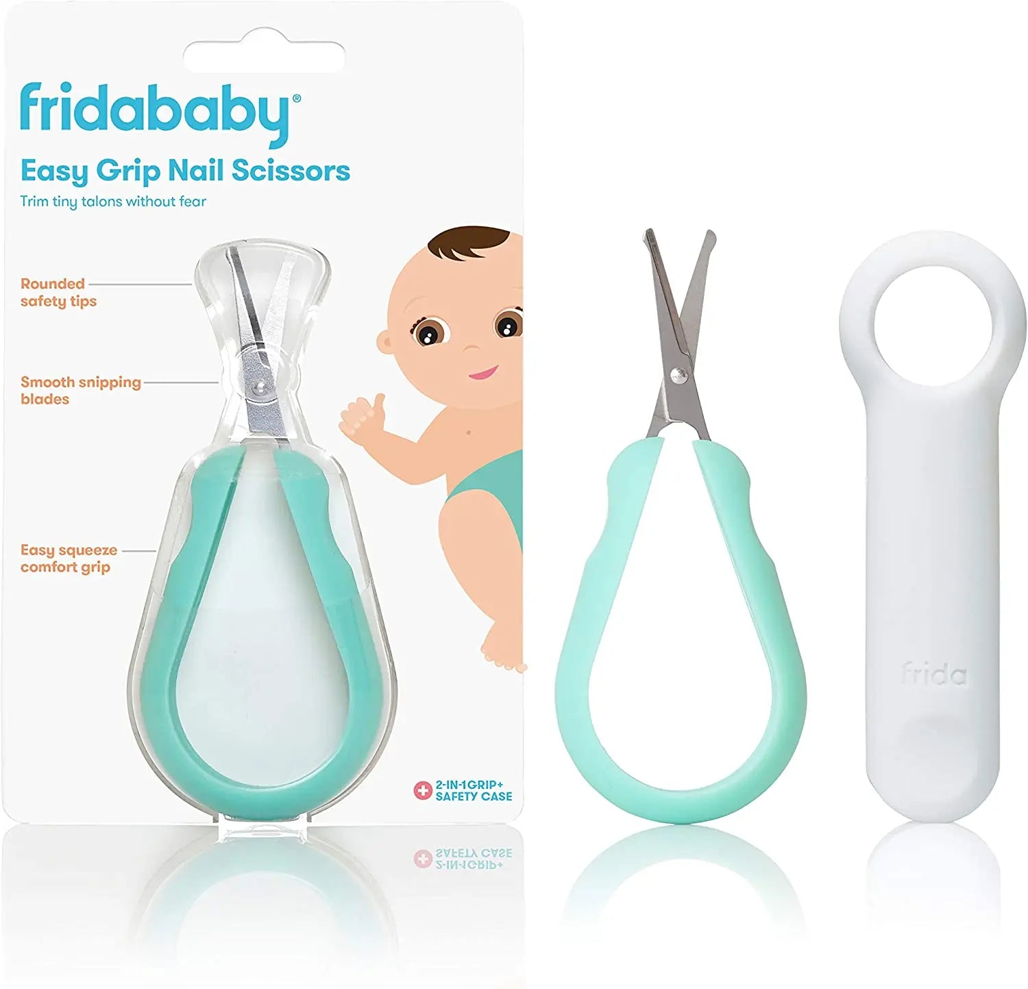 Frida Baby Easy Grip Nail Scissors By Frida Baby Safe For Infant Newborn Toddler Nails Frida Baby Yallatoys