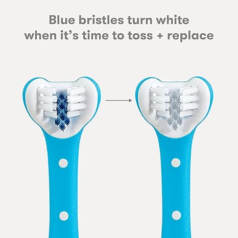 Frida Baby Triple Angle Tooth hugger Training Toothbrush For Toddler Blue Frida Baby Yallatoys