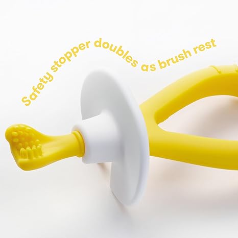 Frida Baby Training Toothbrush For Babies With Soft Silicone Bristles Frida Baby Yallatoys