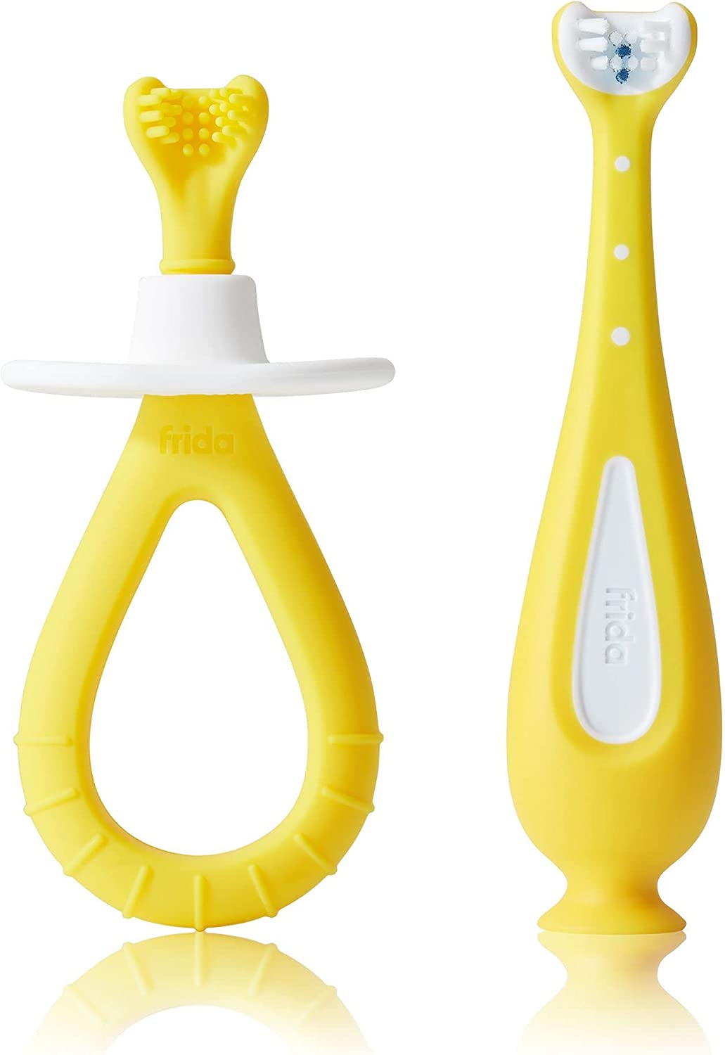 Frida Baby Grow With Me Training Toothbrush Set | Infant To Toddler Frida Baby Yallatoys