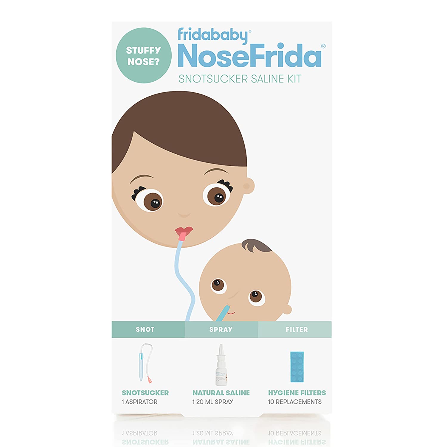 Frida Baby Nosefrida The Snotsucker Saline Kit Frida Baby Yallatoys