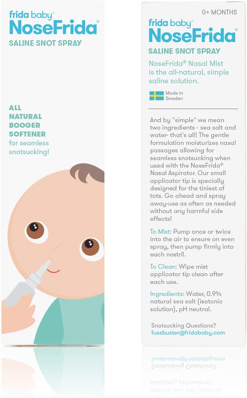 Frida Baby Nosefrida All Natural Saline Nasal Snot Spray By Frida Baby Frida Baby Yallatoys