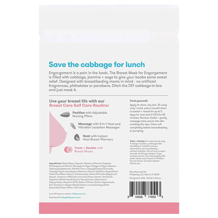 Frida Mom Breast Mask for Engorgement 2 Sheet Masks Frida Mom Yallatoys