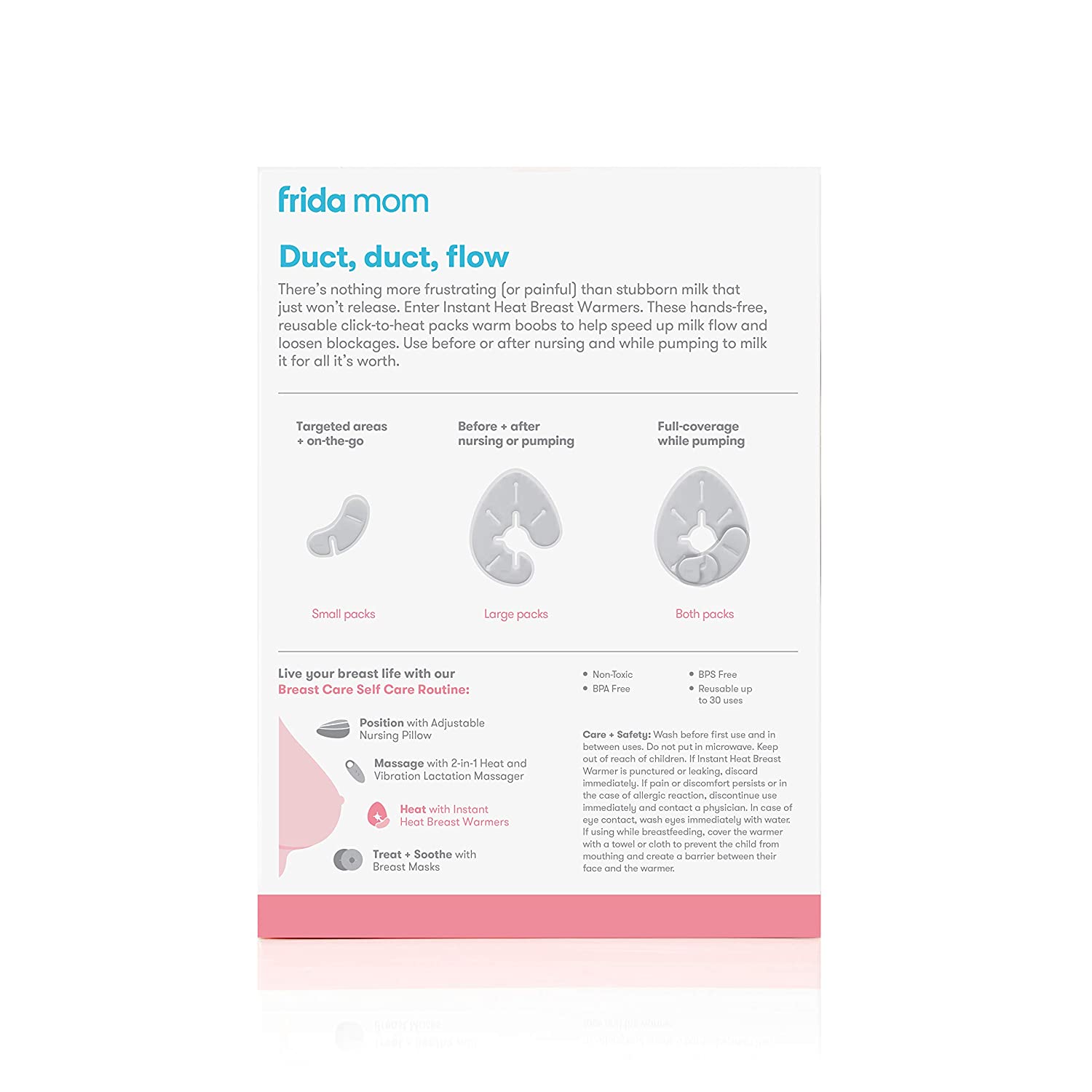 Frida Mom Instant Heat Reusable Breast Warmers Frida Mom Yallatoys