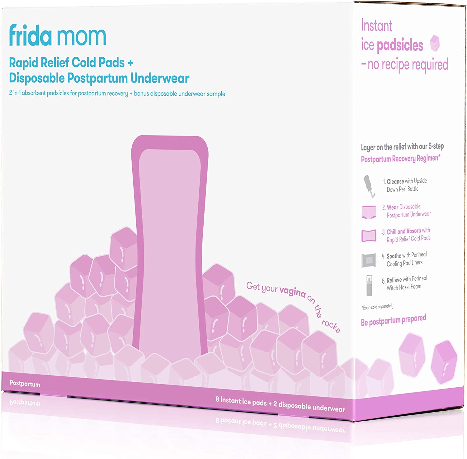 Frida Mom Instant Ice Maxi Cooling Pads By Frida Frida Mom Yallatoys
