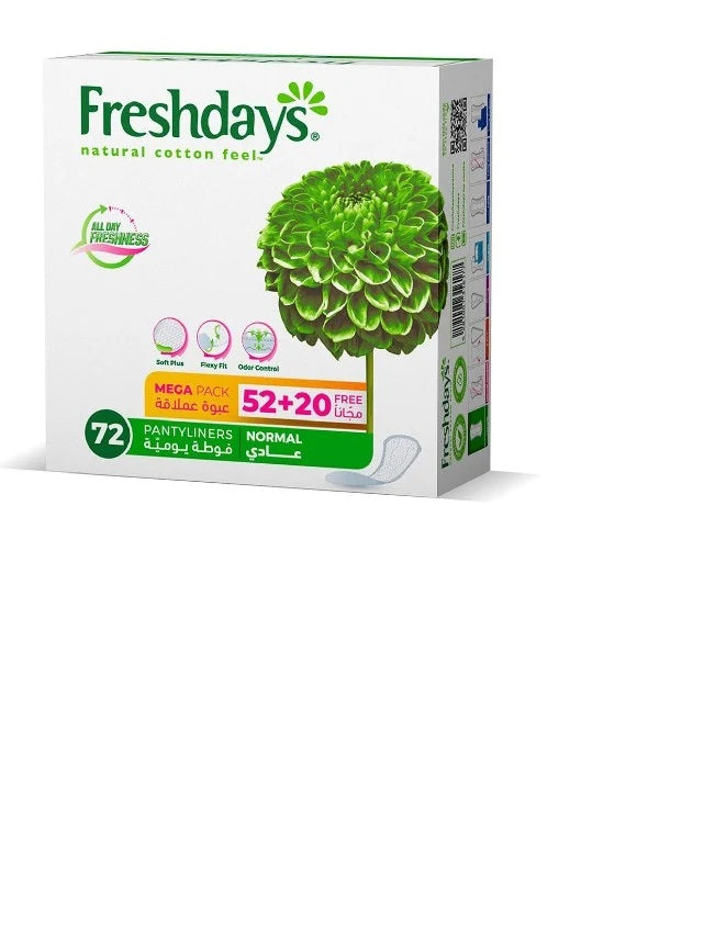 Freshdays normal feminine pads 52+20 for free Freshdays Yallatoys