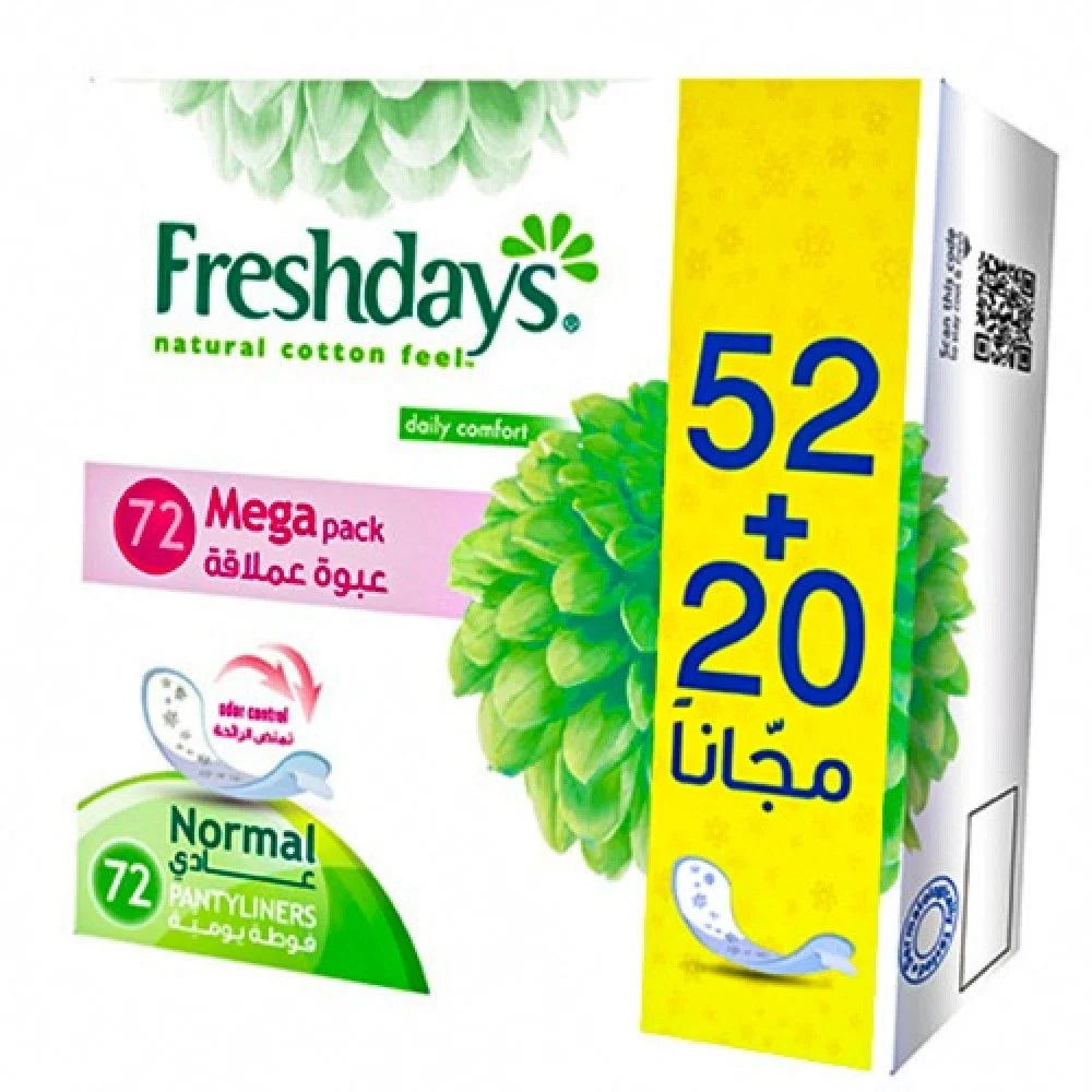 Freshdays normal feminine pads 52+20 for free Freshdays Yallatoys