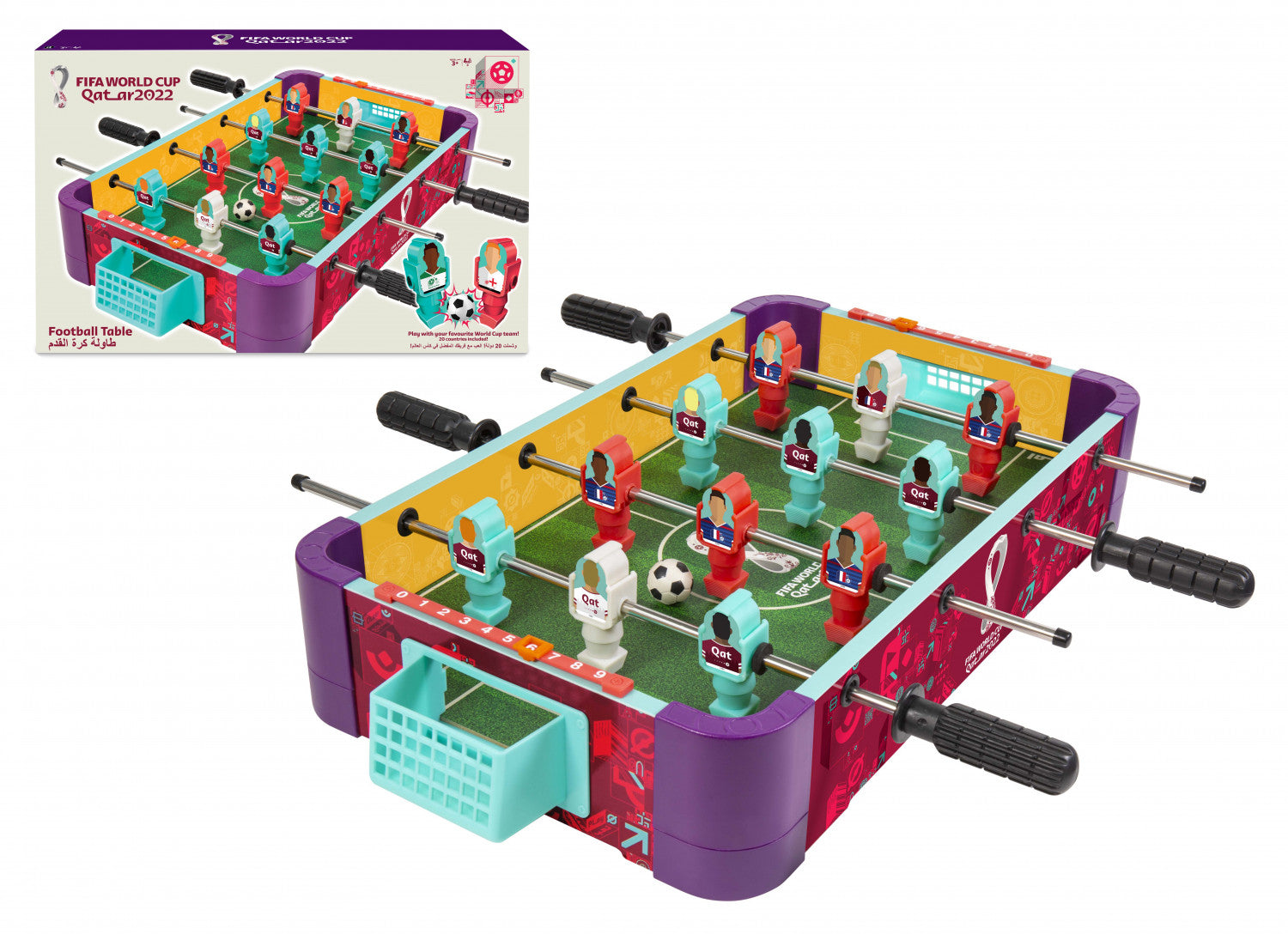 Buy Fifa World Cup Qatar Tabletop Foosball Game 50cm | Yallatoys.com