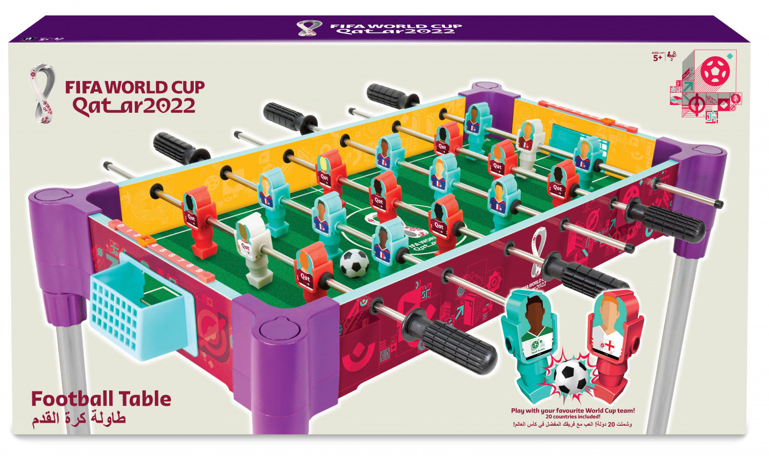 Buy Fifa World Cup Qatar Table Foosball Game 68.5cm | Yallatoys.com