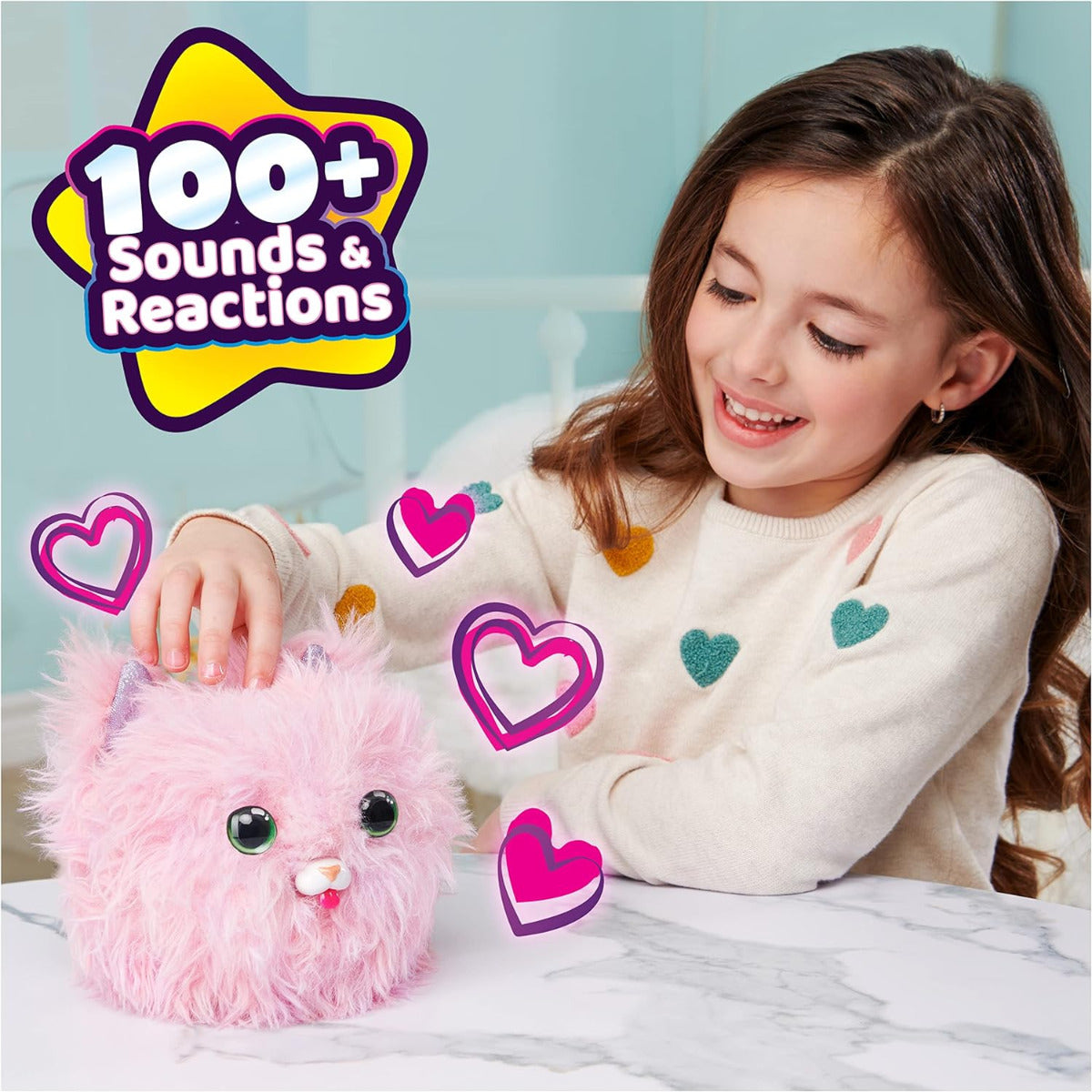 Buy FurFluffs Kitty Fluffy Interactive Pet With Sounds | Yallatoys.com