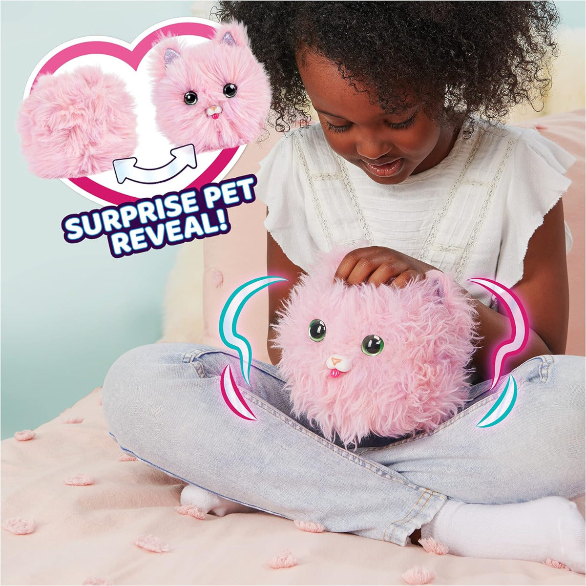 Buy FurFluffs Kitty Fluffy Interactive Pet With Sounds | Yallatoys.com
