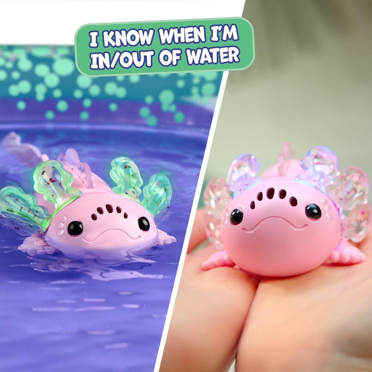 Buy Fingerlings Interactive Baby Axolotl with Inflatable Pool | Yallatoys.com