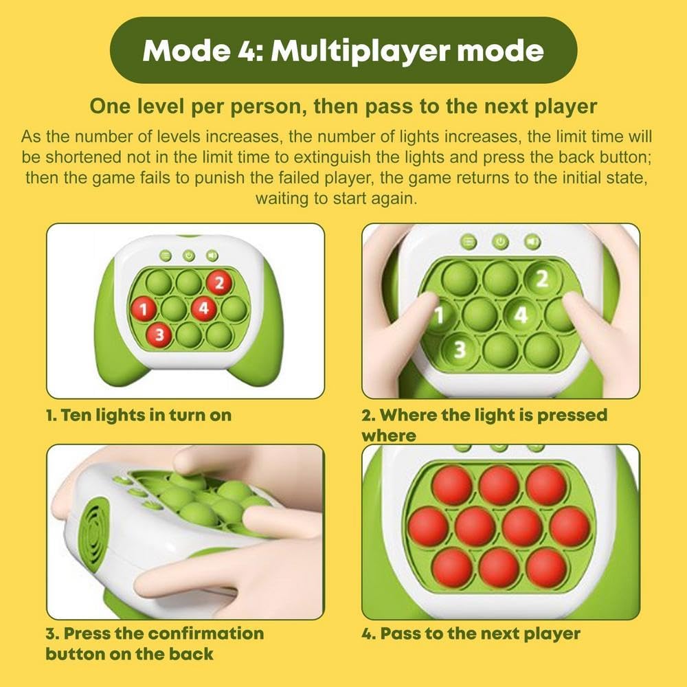 Buy Pop it Speed Push the Game machine Green | Yallatoys.com