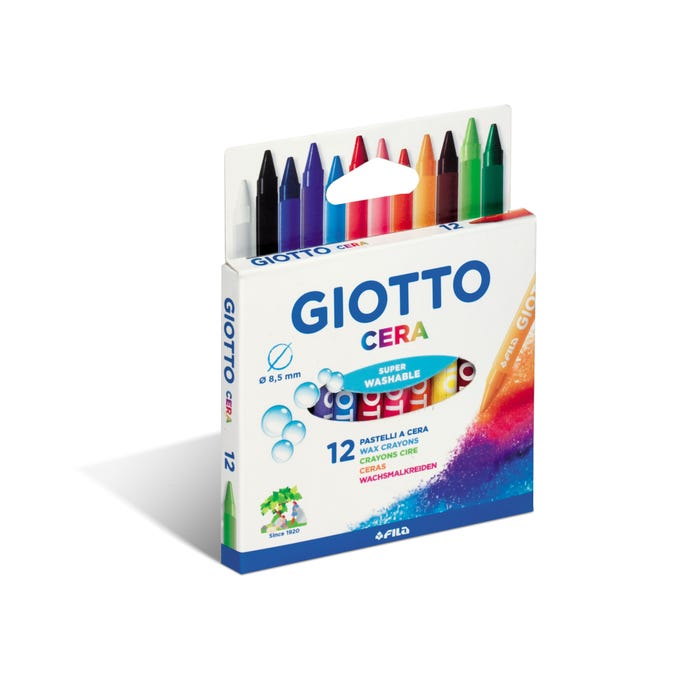Buy Giotto Cera Wax Crayons 12pcs | Yallatoys.com