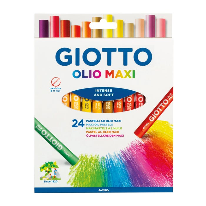 Buy Giotto Olio Fine Oil Pastel Jumbo Set Of 24pcs | Yallatoys.com