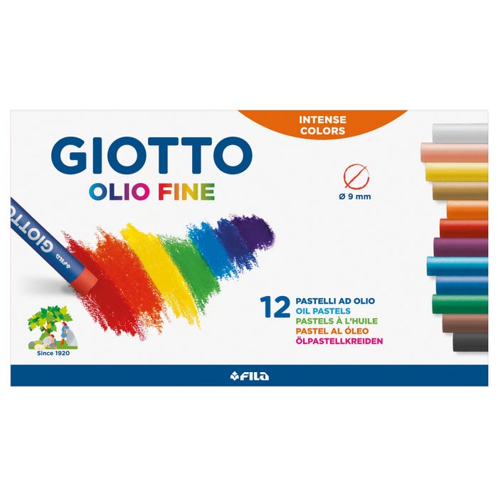 Buy Giotto Olio Fine Oil Pastel Set Of 12pcs | Yallatoys.com