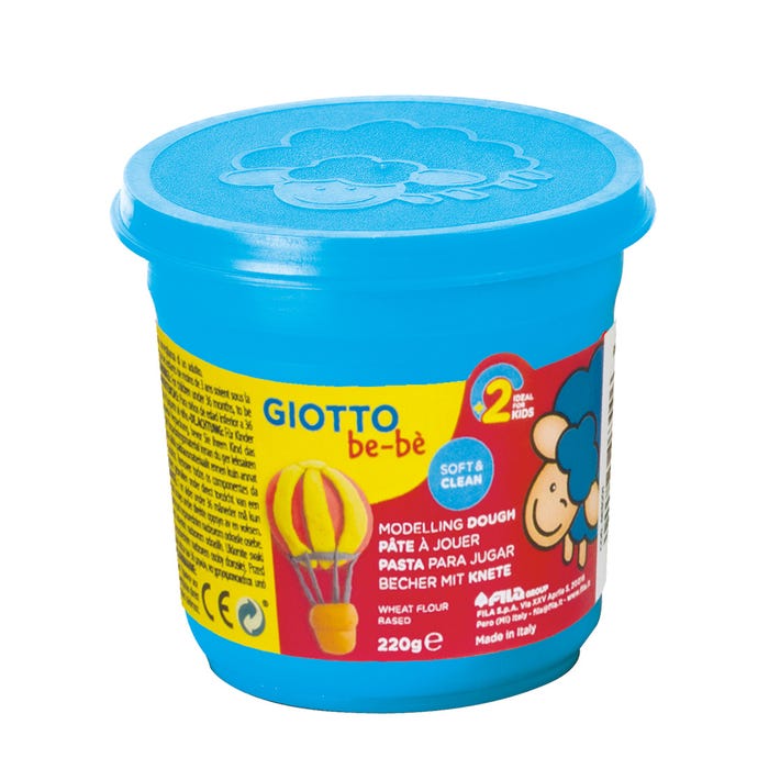 Buy Giotto Be-be Super Modelling Dough Pot 220g Cyan | Yallatoys.com