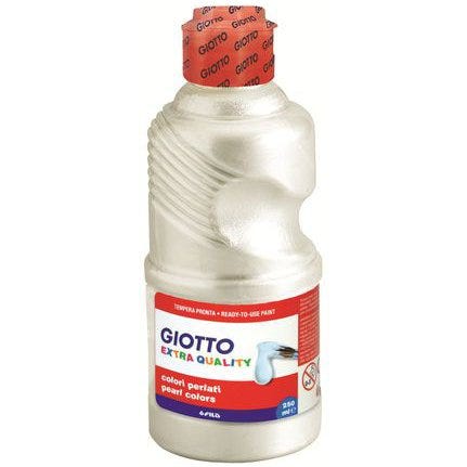 Buy Giotto Tempera School Paint Extra Quality Pearl White 250ml | Yallatoys.com