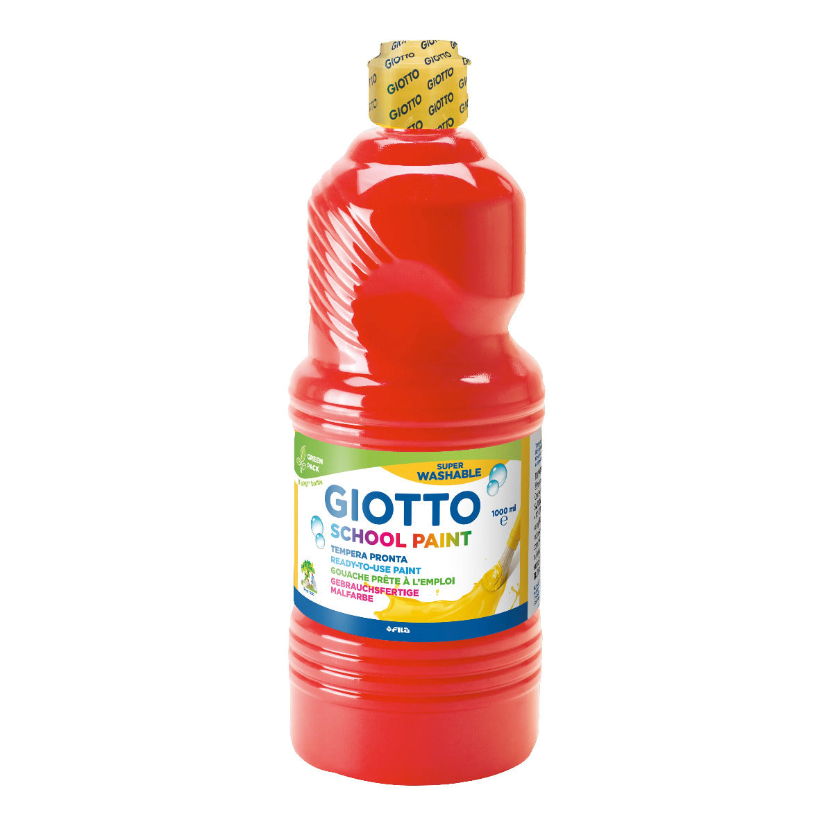 Buy Giotto Tempera School Paint Washable Scarlet Red 1000ml | Yallatoys.com