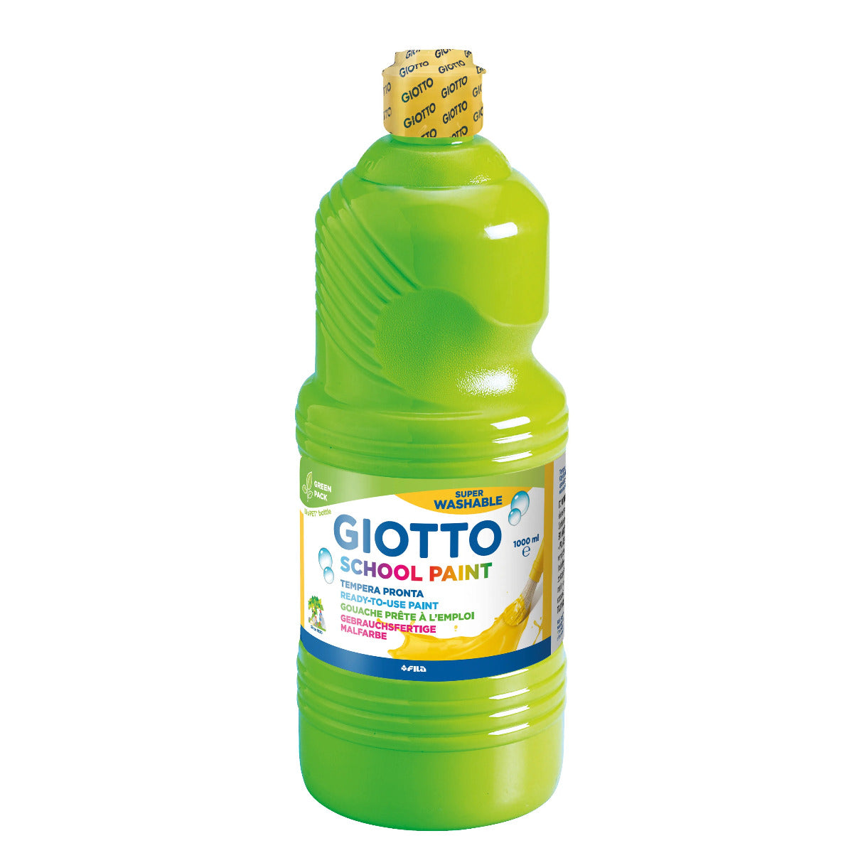 Buy Giotto Tempera School Paint Washable Cinnabar Green 1000ml | Yallatoys.com