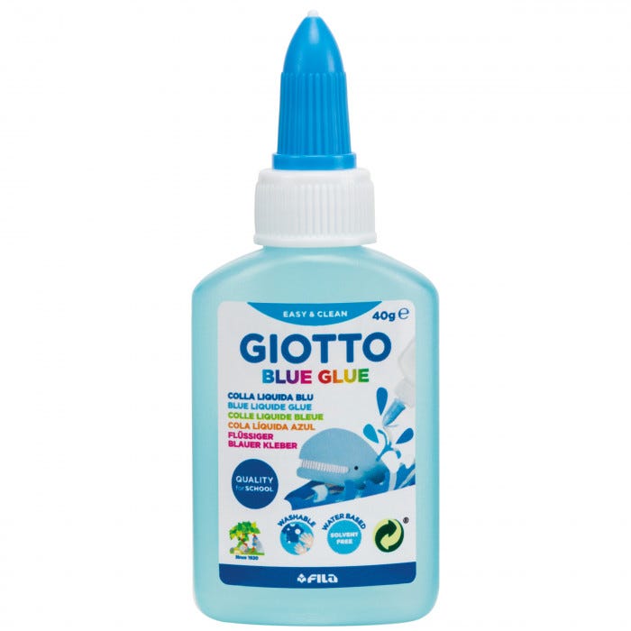 Buy Giotto Gule Blue Transparent Once Dry Smart Bottle 40g | Yallatoys.com