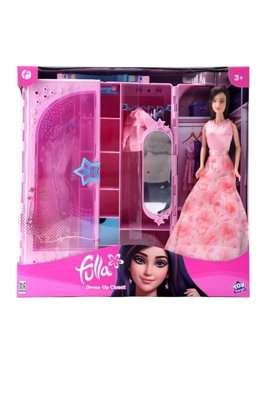 Buy Fulla Doll with Dress Up Closet Playset with 30cm Doll | Yallatoys.com