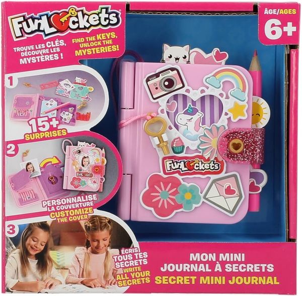 Buy Funlockets Mini Secret Journal | Yallatoys.com