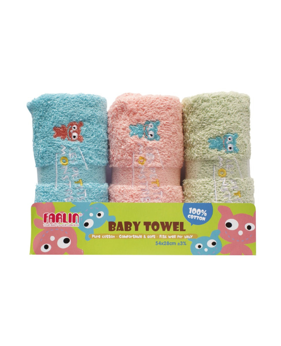 Farlin Baby Towel 3Pcs Farlin Yallatoys