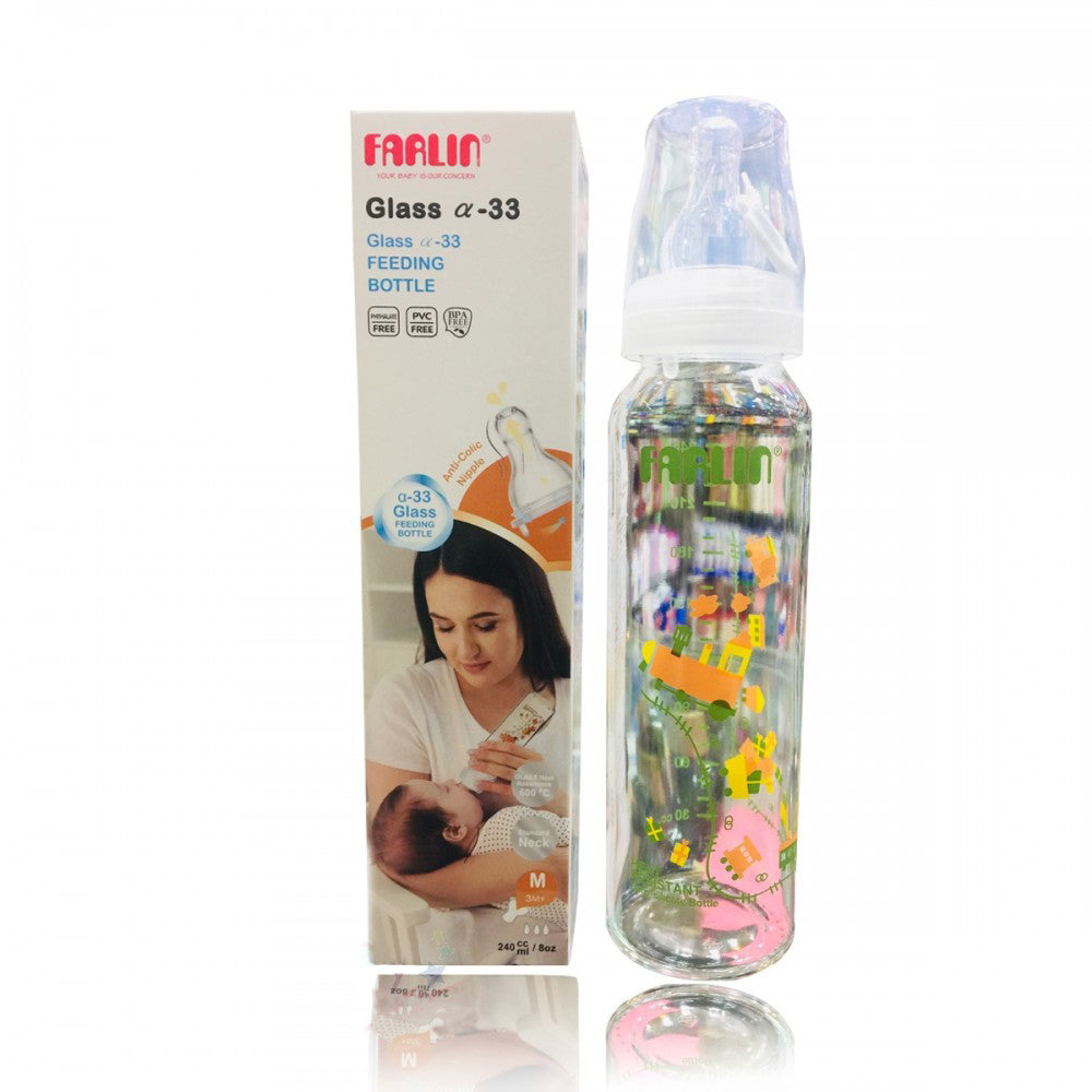 Farlin  H1 Heat Resistant Glass Feeder 8 Oz Shrink Farlin Yallatoys