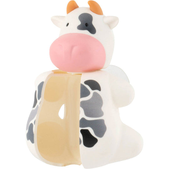 Flipper Fun Animal Cow Toothbrush Cover and Toothbrush Combo Pack Flipper Yallatoys