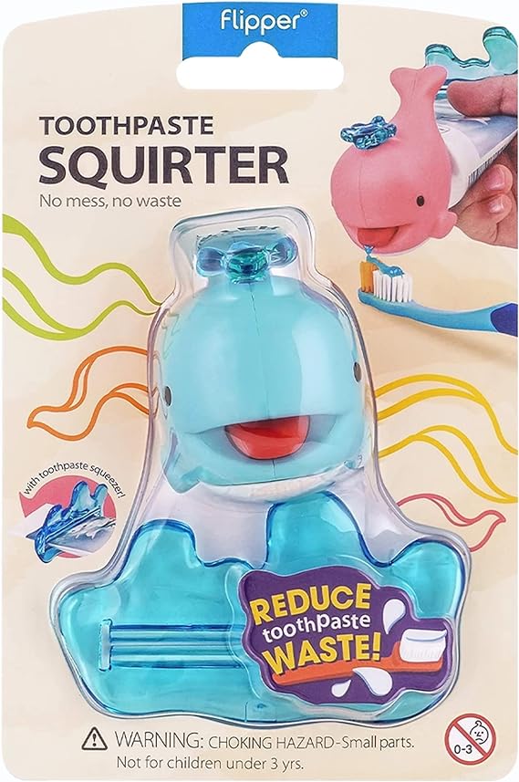 Flipper Toothpaste Squirter Whale Bluey Flipper Yallatoys