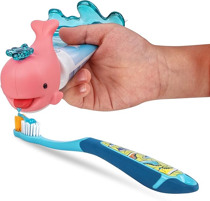 Flipper Toothpaste Squirter Whale Pinki Flipper Yallatoys