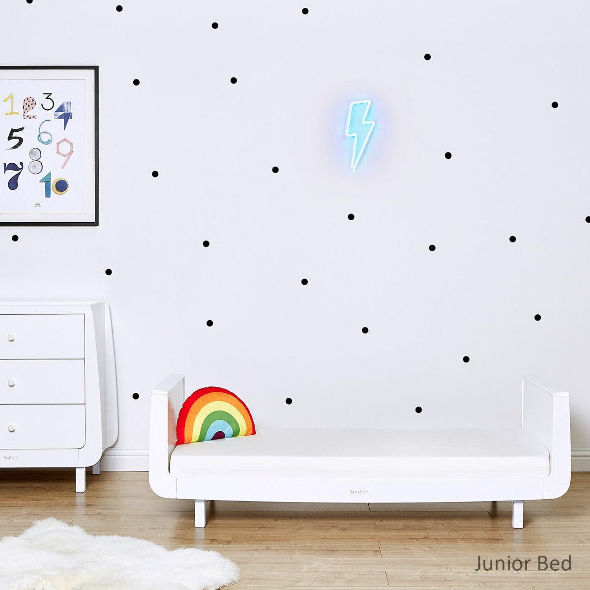 Snuz - SnuzKot Mode Cot Bed â€“ White Snuz Yallatoys