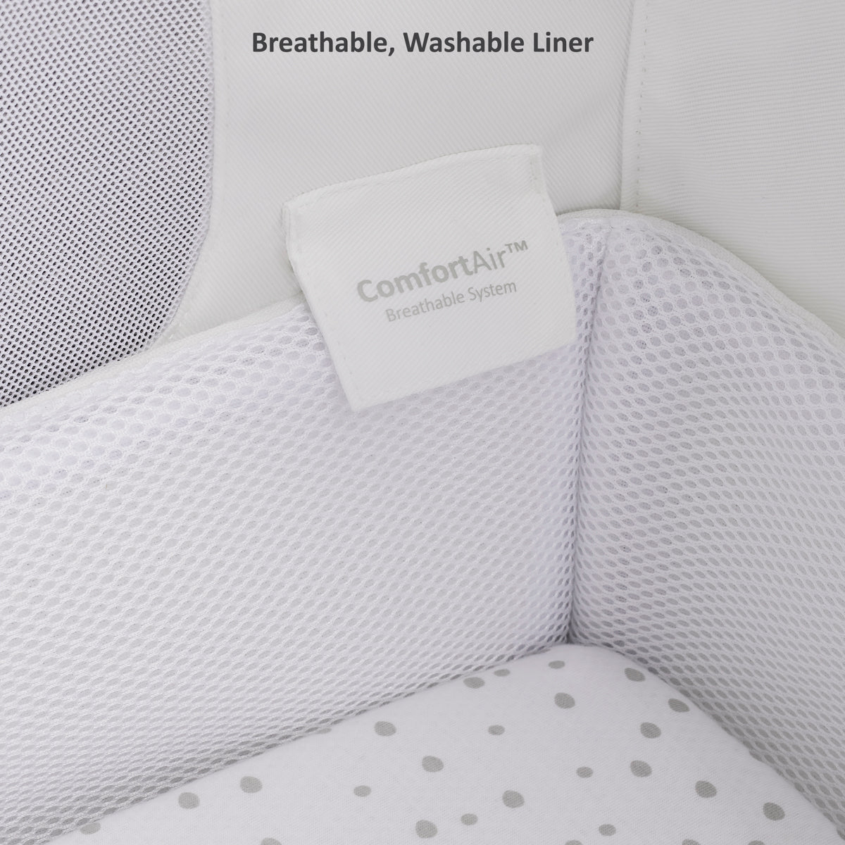Snuz  Pod4 Bedside Crib White Snuz Yallatoys