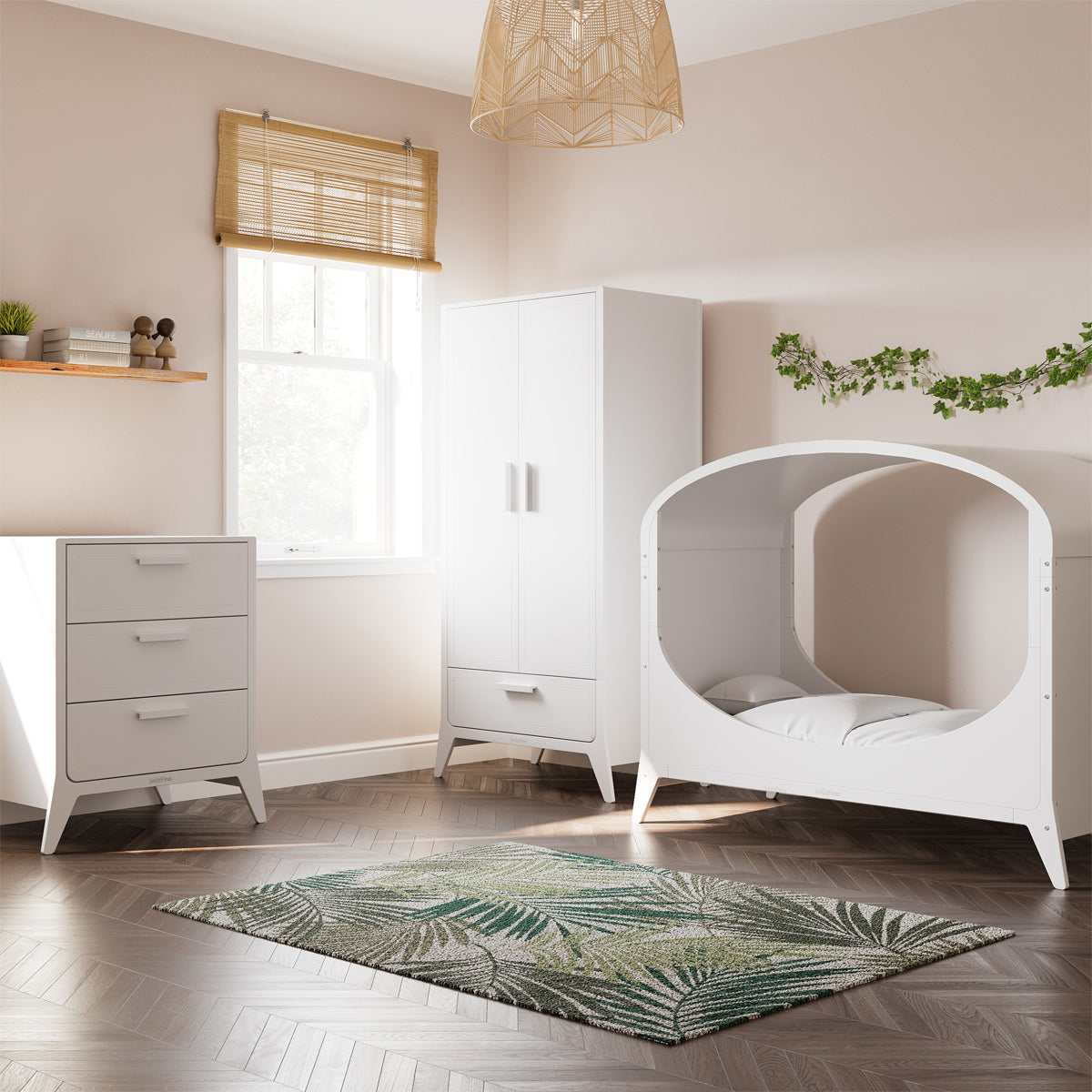 Snuz  Fino Cot Bed White Snuz Yallatoys