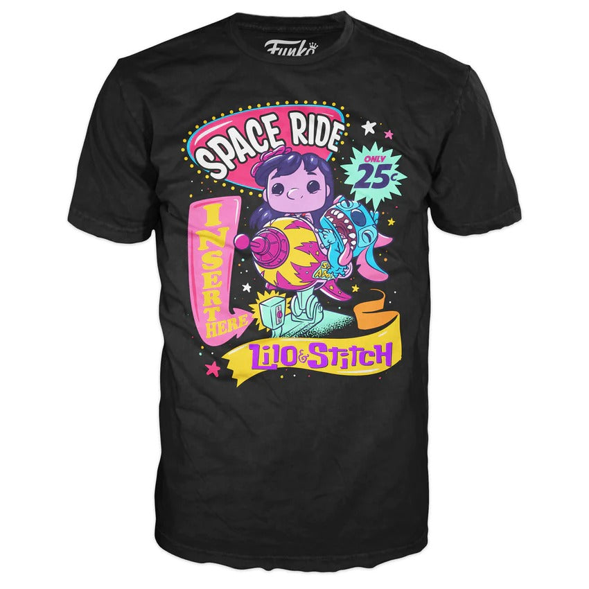 Funko Pop Tee Disney Lilo & Stitch Space Funko Yallatoys