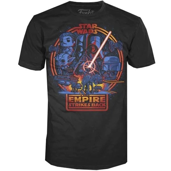 Funko Pop Tee Star Wars Empire Strikes Poster Funko Yallatoys