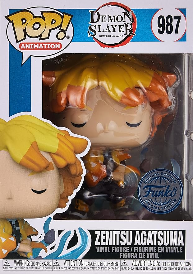 Buy Funko Pop Animation Demon Slayer Zenitsu Agatsuma Transforming Exc | Yallatoys.com
