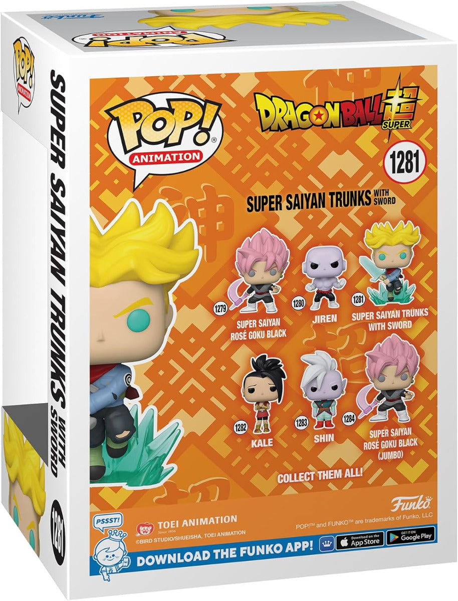 Buy Funko Pop Animation Dragon Ball Super Super Saiyan Trunks with Sword | Yallatoys.com