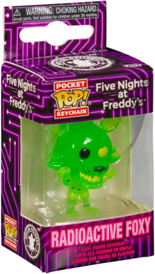 Buy Funko Pop Five Nights at Freddys Radioactive Foxy Keychain | Yallatoys.com