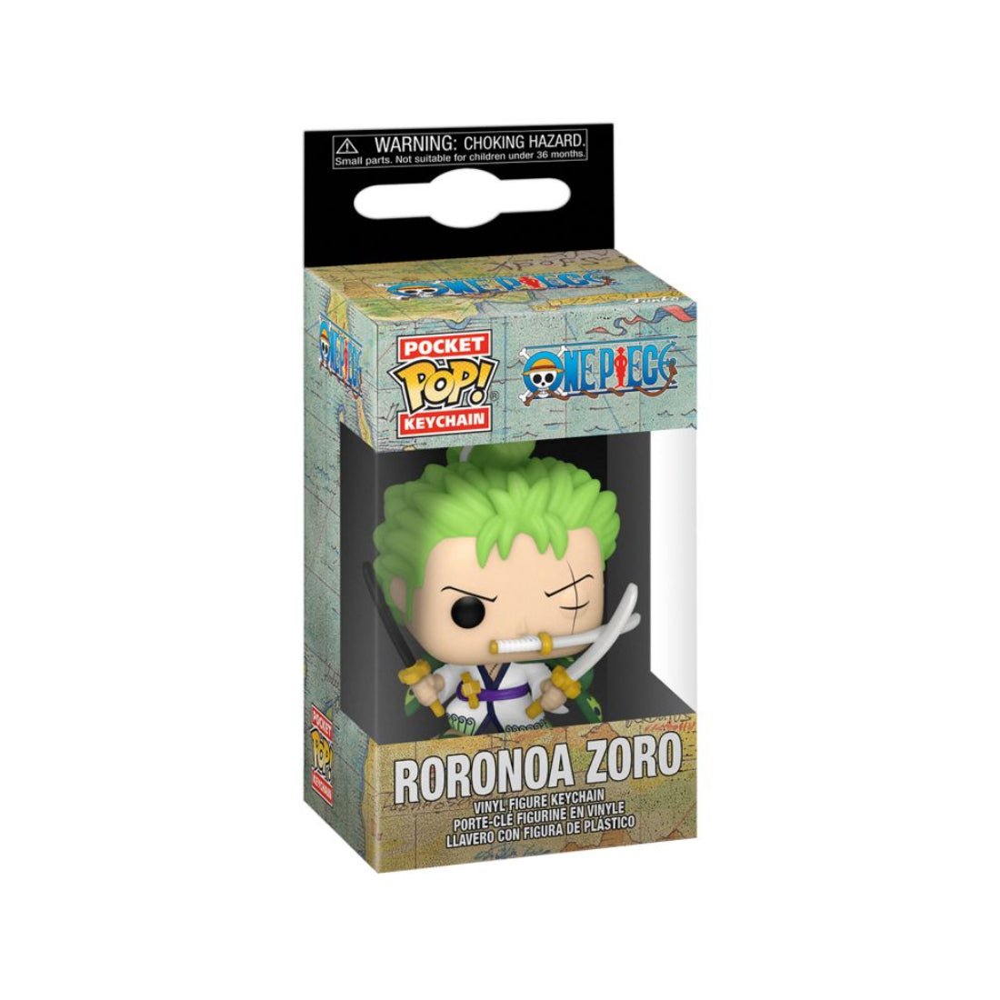 Buy Funko Pocket Pop Animation One Piece Roronoa Zoro Keychain | Yallatoys.com