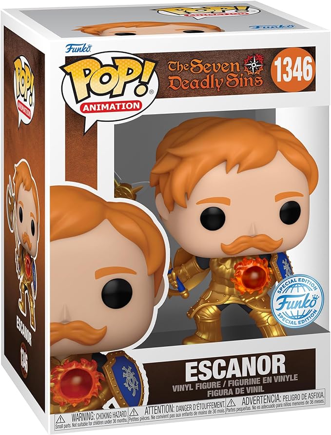Buy Funko Pop Animation Seven Deadly Sin Escanor with CS and Axe | Yallatoys.com