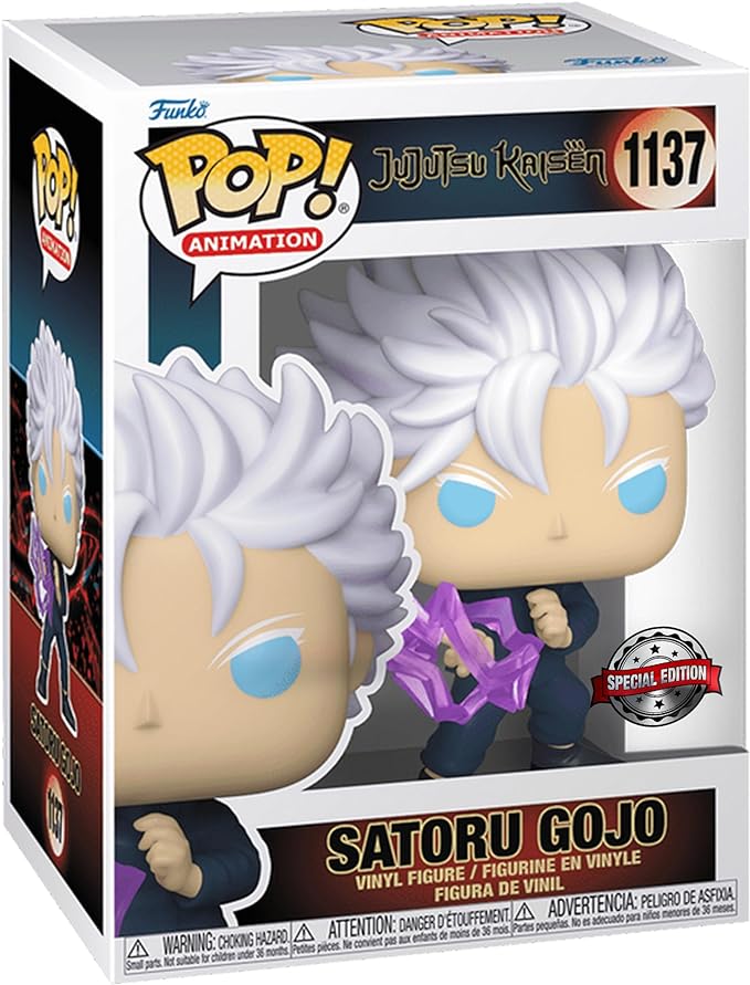 Buy Funko Pop Animation Jujutsu Kaisen  Satoru Gojo Purple Exc | Yallatoys.com