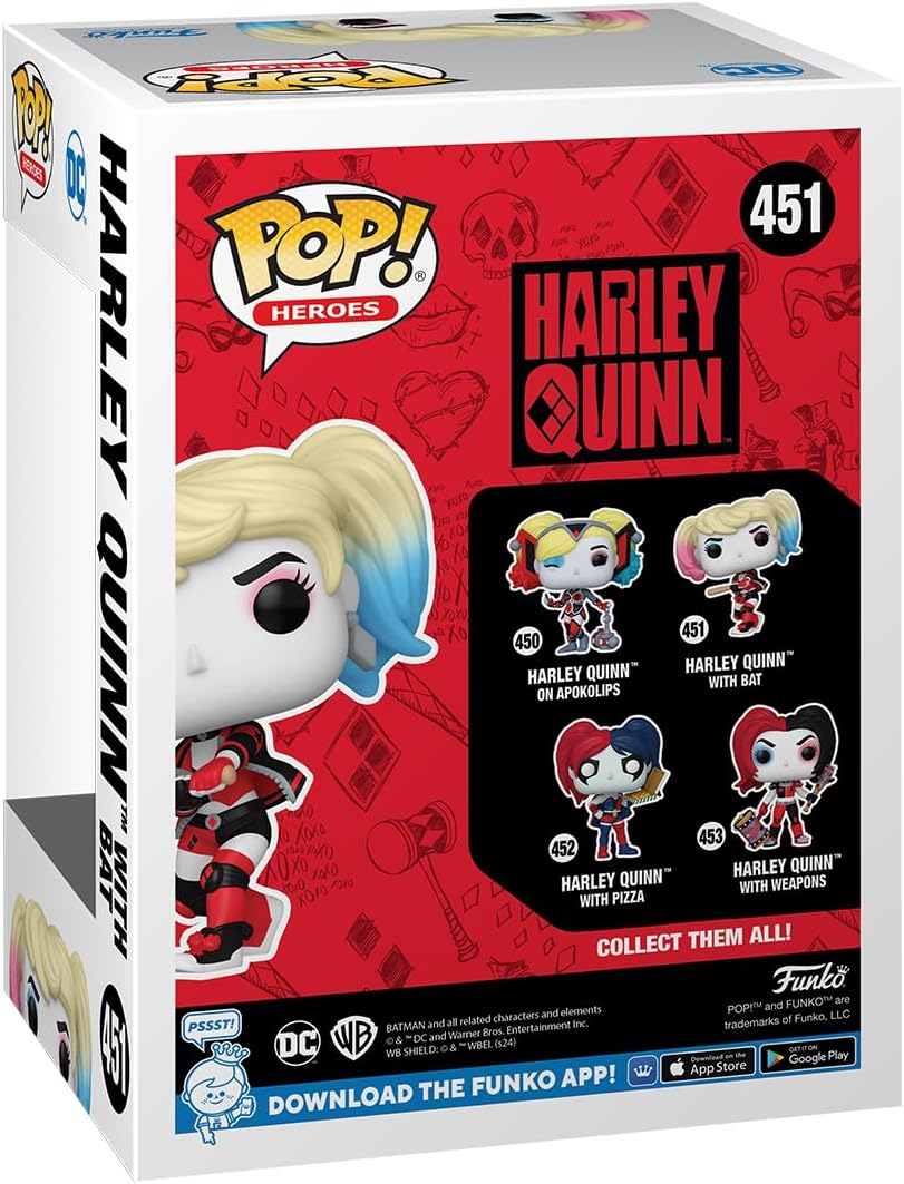 Buy Funko Pop Heroes DC Harley with Bat | Yallatoys.com