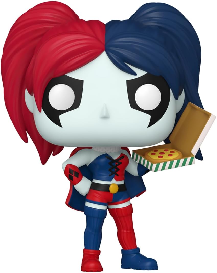 Buy Funko Pop Heroes DC Harley with Pizza | Yallatoys.com